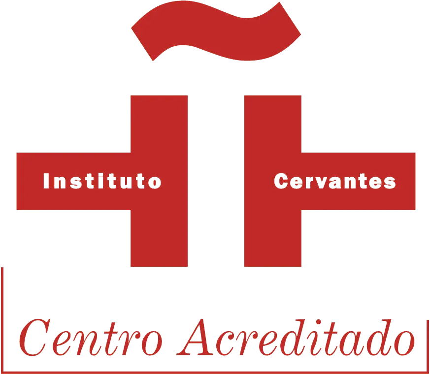 Logo for our accreditation in the instituto cervantes